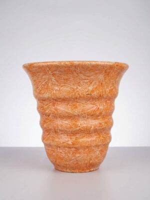 مزهرية خزفية برتقالي  Vague Asila ارتفاع 35 سم