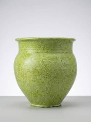 مزهرية خزفية اخضر Bombé Jardinier ارتفاع 30 سم