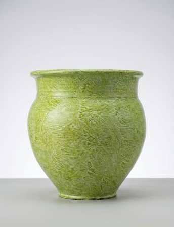 مزهرية خزفية اخضر Bombé Jardinier ارتفاع 30 سم